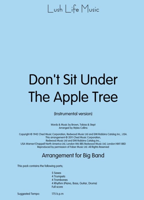 DON'T SIT UNDER THE APPLE TREE (Miller)